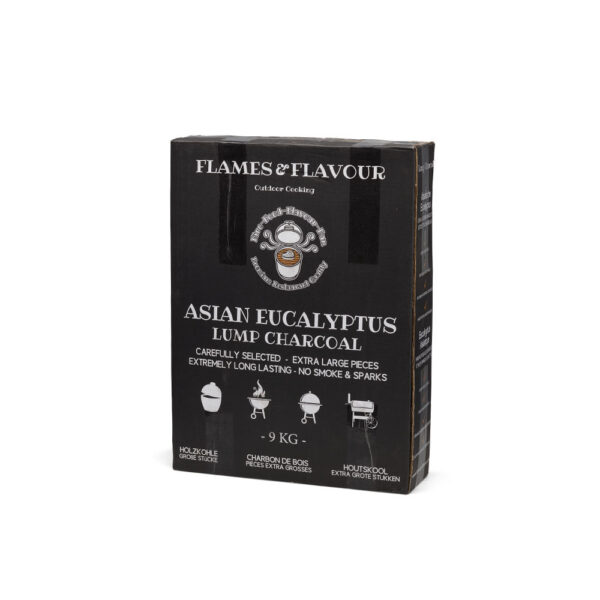 Aziatische Eucalyptus Big Block Houtskool (9KG) van Flames & Flavour