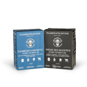 Combi aanbieding Big Block Aziatische Eucalyptus (18KG) + Namibiaanse Hardwood Houtskool (17KG)